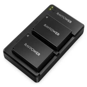 Bộ 2 pin và sạc kép RAVPower RP-BC023 for Fujifilm - Chính hãng (NP-W126S)