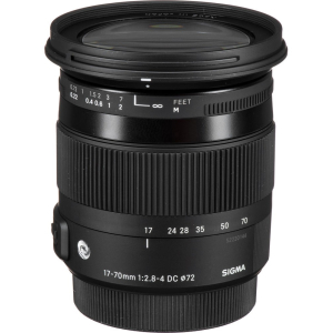 Sigma 17-70mm f/2.8-4 DC Macro OS HSM for Nikon - Likenew 95%