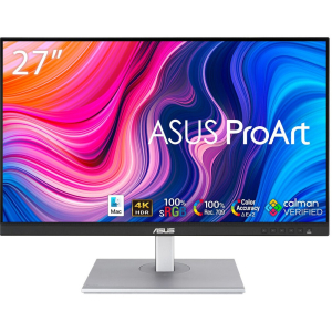 Màn hình đồ họa ASUS ProArt PA279CV - 27" 4K UHD, 100% sRGB, 100% Rec.709, ΔE <2, Calman Verified, USB-C, ProArt Preset, ProArt Palette, Chân đế đa năng