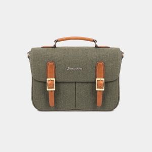 Túi máy ảnh Herringbone Canvas Satchel Medium - Chính hãng