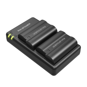 Bộ 2 pin và sạc kép RAVPower RP-BC057 for Nikon - Chính hãng (EN-EL15)