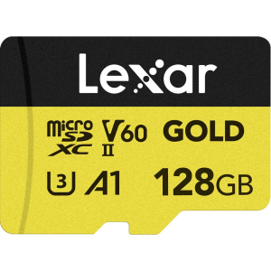 Thẻ nhớ microSDXC Lexar 128GB 280MB/s UHS-II Professional Gold Series