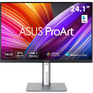 Màn hình đồ họa ASUS ProArt PA248CRV - 24.1" WUXGA, 97% DCI-P3, ΔE< 2, Calman Verified, HDR-10, USB-C PD 96W, VESA MediaSync, Chân đế đa năng