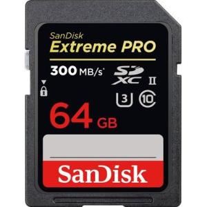 Thẻ nhớ SDXC Sandisk Extreme Pro UHS-II U3 64GB 300MB/s