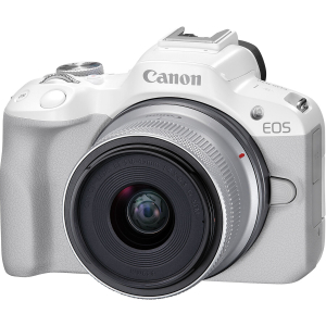 Canon EOS R50 - (Kèm Kit Lens 18-45mm) Trắng Chính hãng 