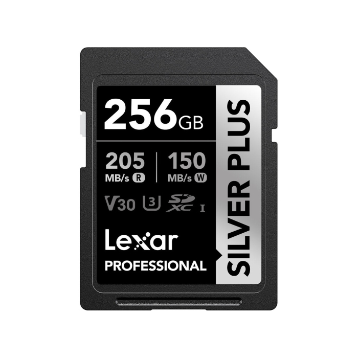 Thẻ nhớ SDXC Lexar 256GB 205MB/s UHS-I Professional Silver Plus Series
