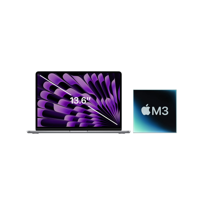 MacBook Air 13in 2024 - M3 8core, GPU 10core / RAM 8GB / SSD 512GB - Likenew 99%