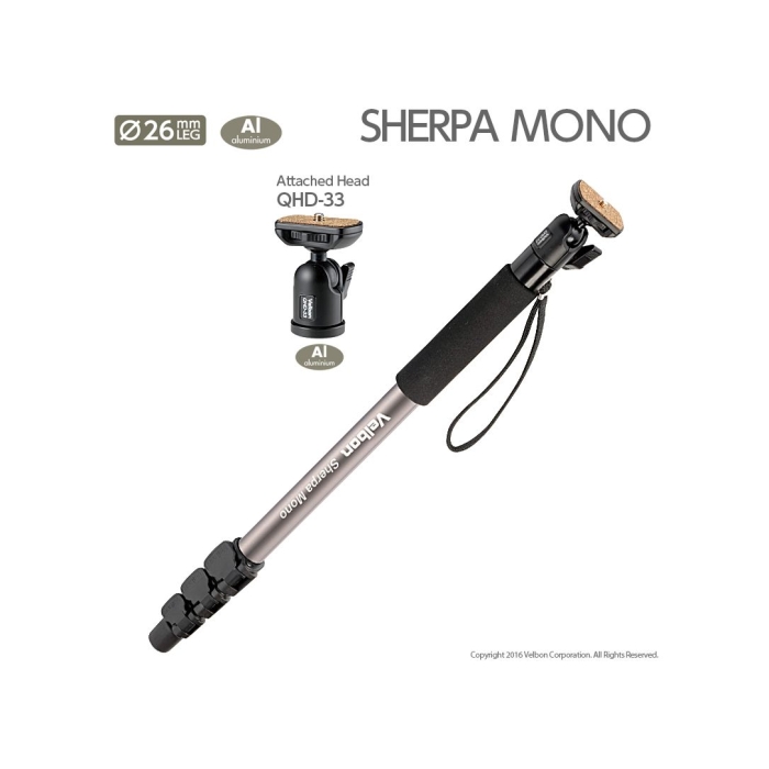 Chân máy Velbon Sherpa Monopod - Chính hãng