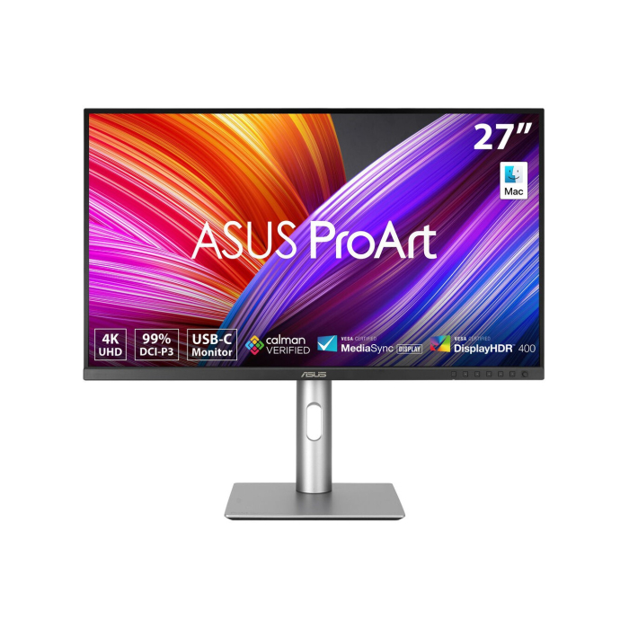 Màn hình đồ họa ASUS ProArt PA279CRV - 27" 4K UHD, 99% DCI-P3, 99% RGB, ΔE< 2, Calman Verified, USB-C PD 96W, VESA DisplayHDR 400, VESA MediaSync, Chân đế đa năng