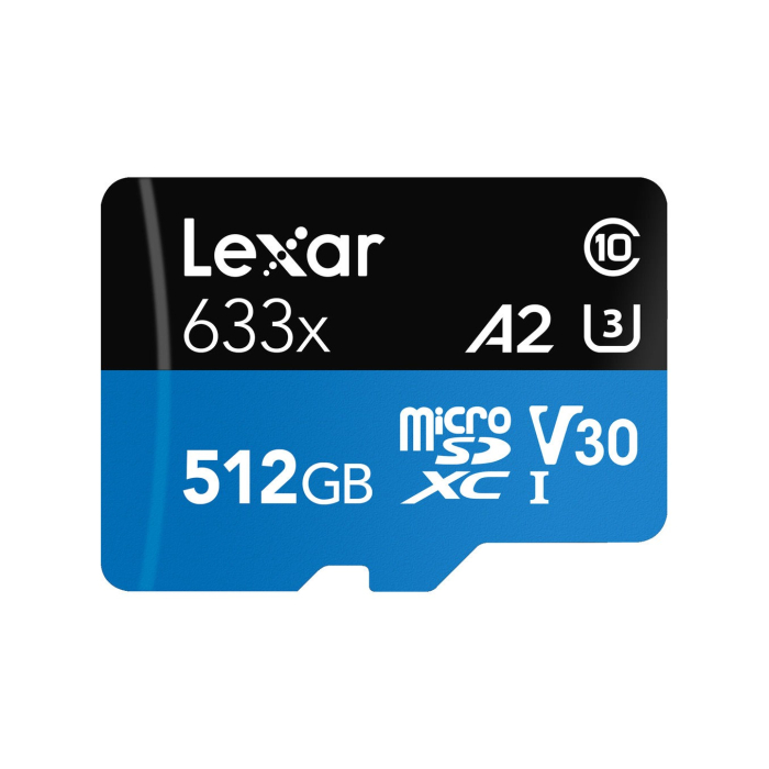 Thẻ nhớ microSDXC Lexar 512GB 100MB/s UHS-I Blue Series