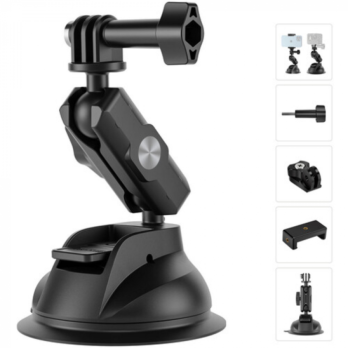 Chân đế hít kính cho ActionCam / Phone - Chính hãng