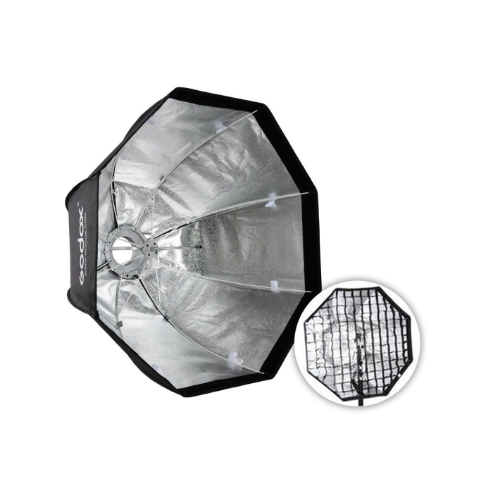 Softbox dù Godox ngàm Bowen 80cm tổ ong - Chính hãng