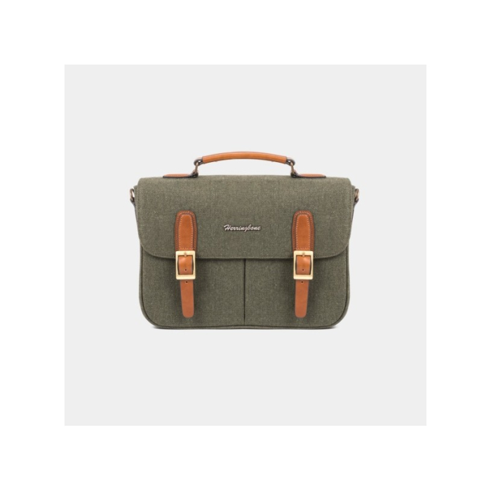 Túi máy ảnh Herringbone Canvas Satchel Medium - Chính hãng
