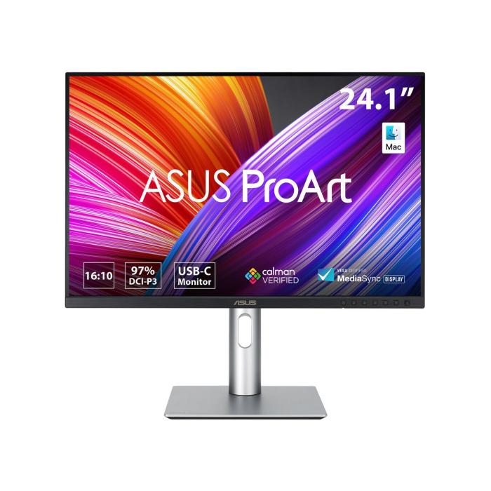 Màn hình đồ họa ASUS ProArt PA248CRV - 24.1" WUXGA, 97% DCI-P3, ΔE< 2, Calman Verified, HDR-10, USB-C PD 96W, VESA MediaSync, Chân đế đa năng