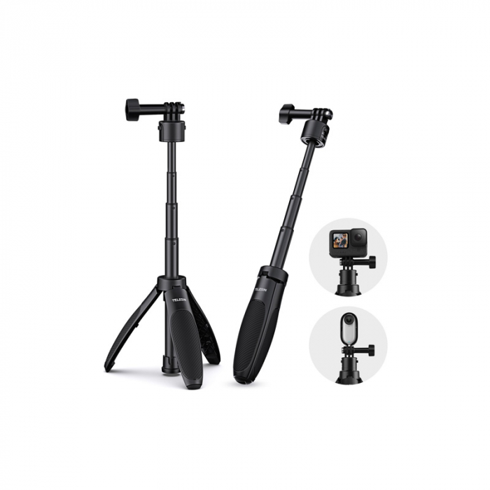 Gậy selfie tháo lắp nhanh Telesin Mini - Chính hãng