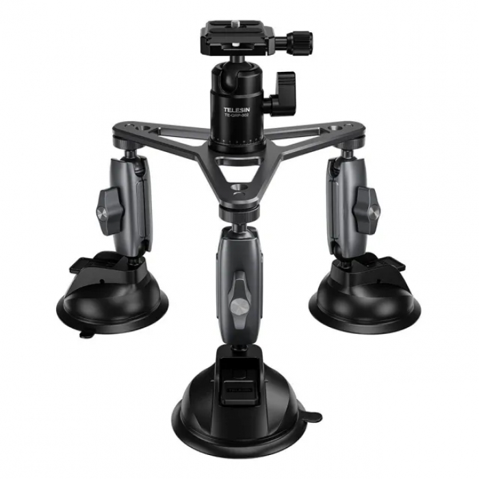 Bộ ba chân đế hít kính cho ActionCam - Chính hãng
