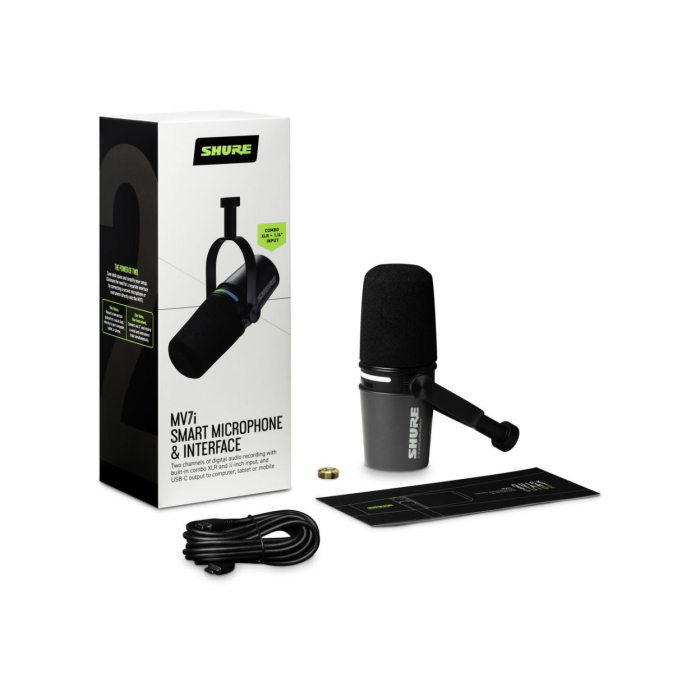 Microphone Shure MV7i - Chính hãng