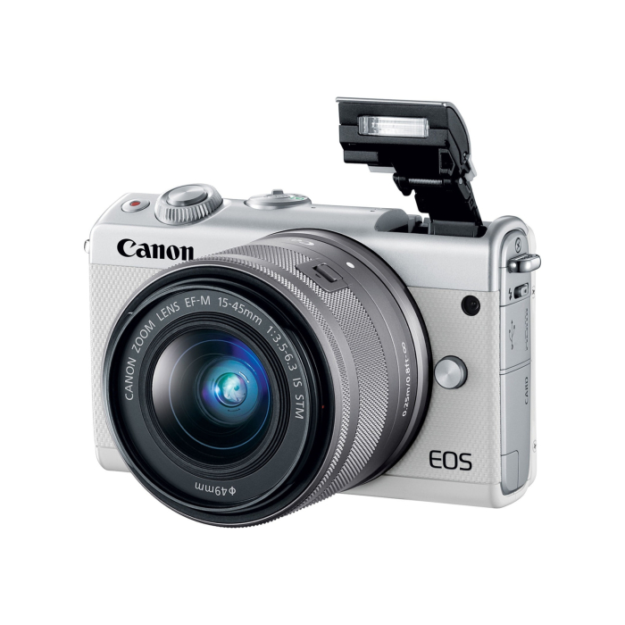 Canon EOS M100 + Kit Lens 15-45mm - Likenew