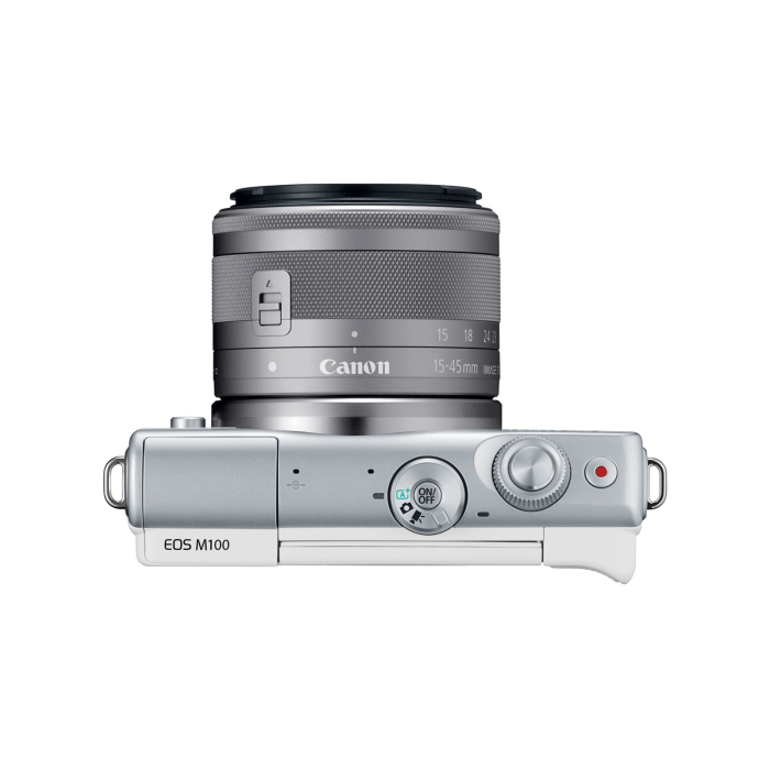 Canon EOS M100 + Kit Lens 15-45mm - Likenew