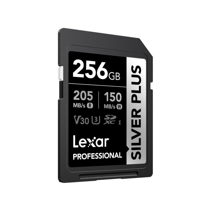 Thẻ nhớ SDXC Lexar 256GB 205MB/s UHS-I Professional Silver Plus Series