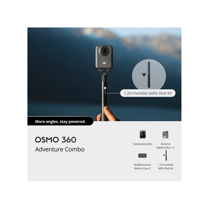 DJI Osmo 360 Adventure Combo - Chính hãng 