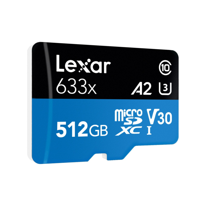 Thẻ nhớ microSDXC Lexar 512GB 100MB/s UHS-I Blue Series