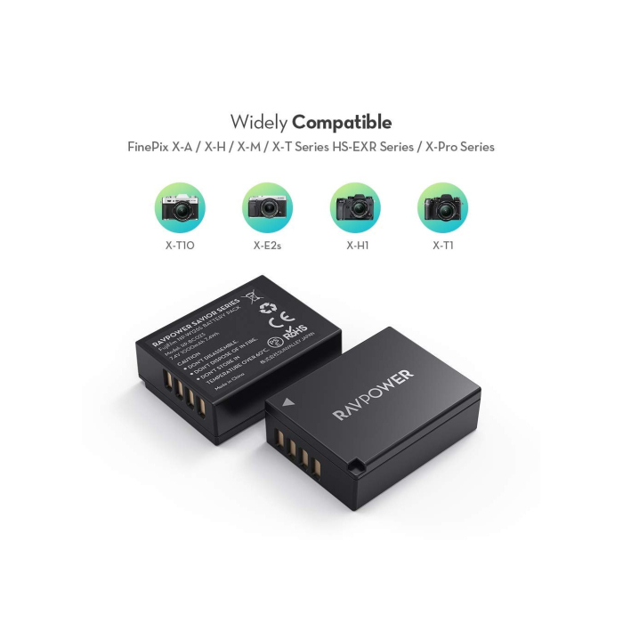 Pin RAVPower NP-W126S cho Fujifilm (1 pin) - Chính hãng