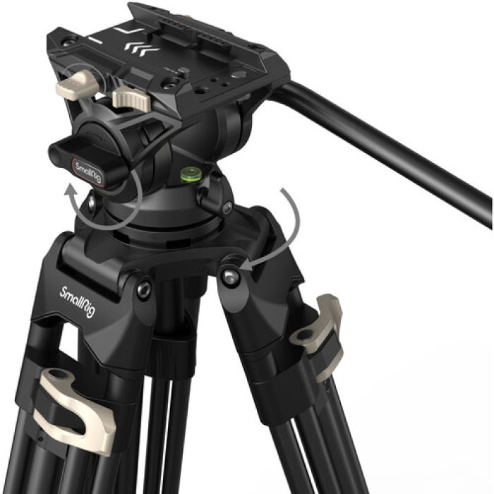 SmallRig AD-01 Heavy-Duty Tripod with Fluid Head - Chính hãng