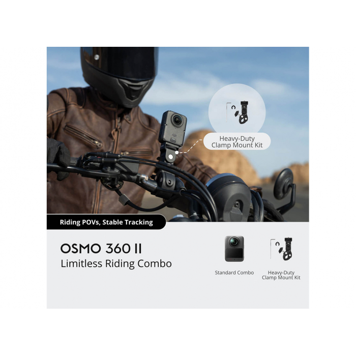 DJI Osmo 360 II Limitless Riding Combo - Chính hãng 