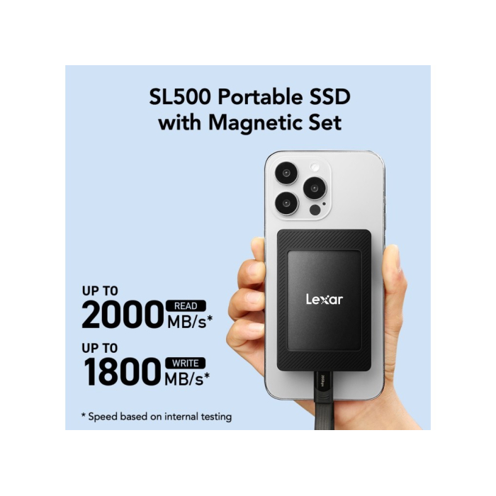 Ổ cứng di động Lexar SL500 Portable SSD with Magnetic Set (1TB)
