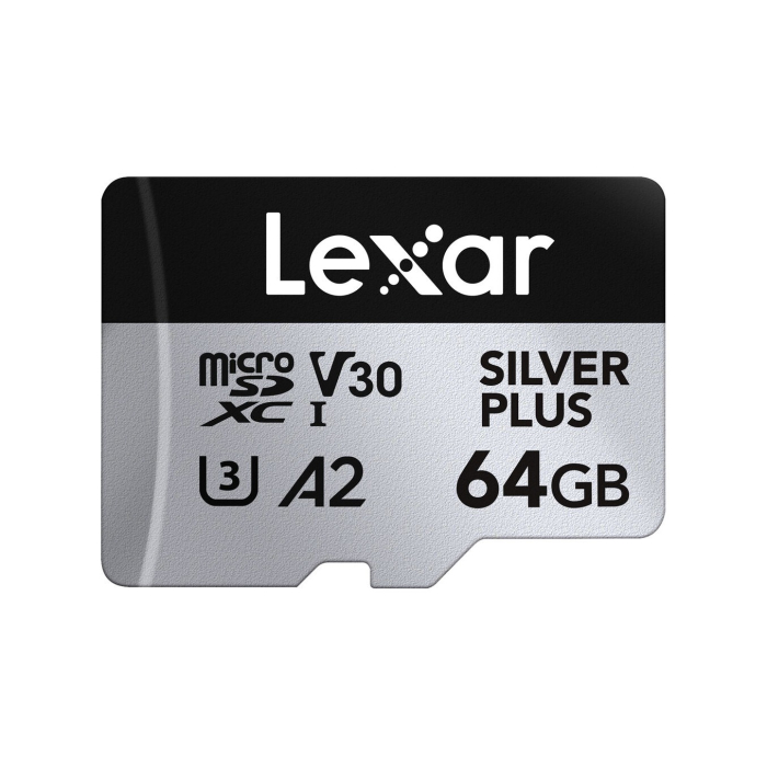 Thẻ nhớ microSDXC Lexar 64GB 205MB/s UHS-I Professional Silver Plus Series