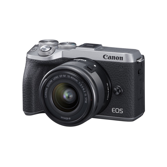 Canon EOS M6 Mark II + Kit Lens 15-45mm - Likenew