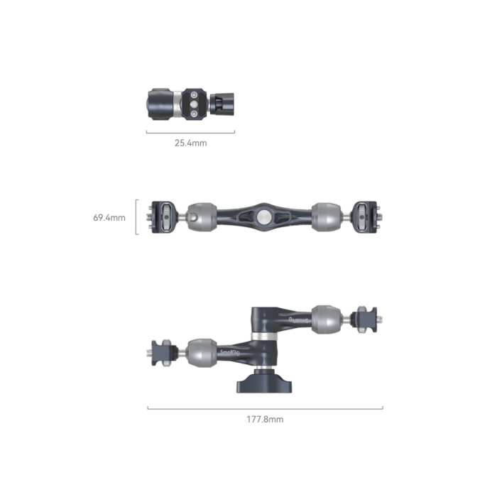 SmallRig Magic Arm with Rosette Gear (7 inches) - Chính hãng