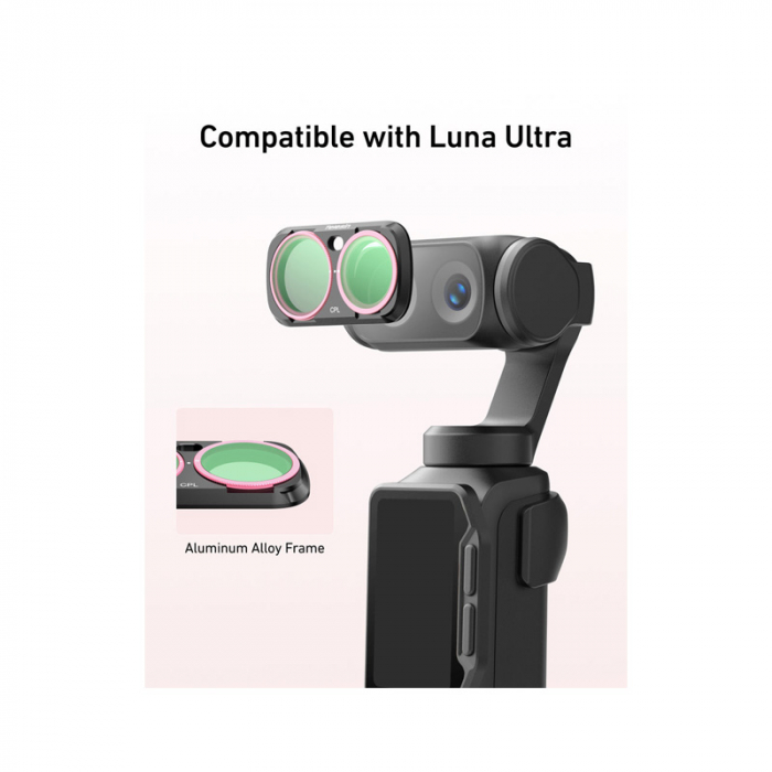 Bộ Filter CPL + VND + Black Mist 1/4 cho Insta360 Luna Ultra - Chính hãng