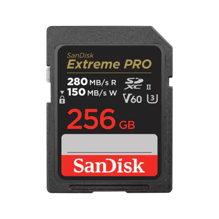 Thẻ nhớ SDXC Sandisk Extreme Pro UHS-II U3 256GB 280MB/s