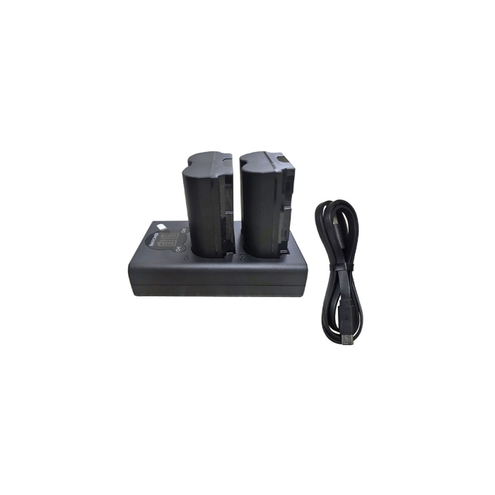 Bộ sạc kèm 2 pin RAVPower RP-BC1004 dùng cho Fujifilm NP-W235 - Chính hãng