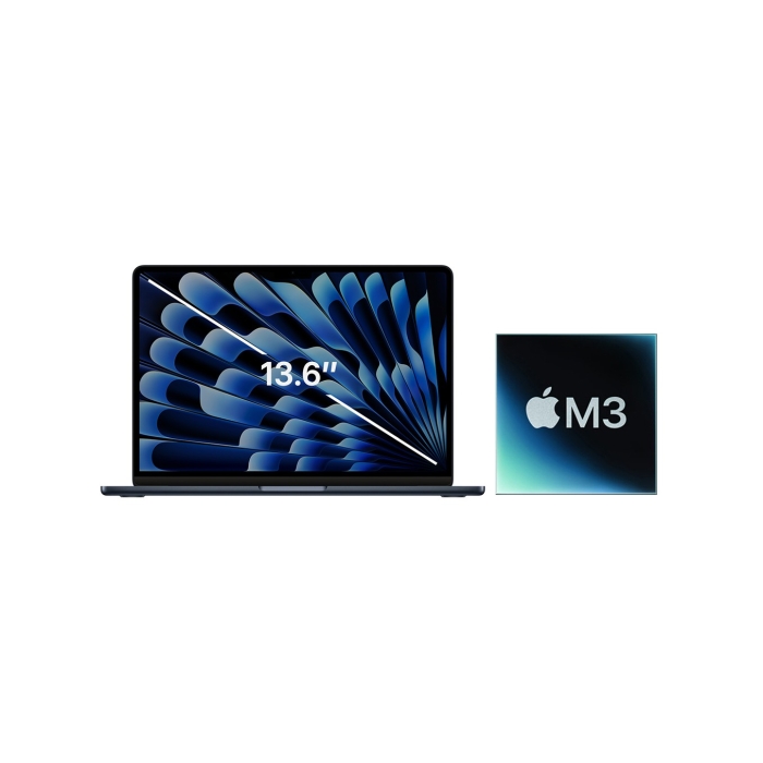 MacBook Air 13in 2024 - Chính hãng (M3 8core, GPU 10core / RAM 24GB / SSD 512GB)