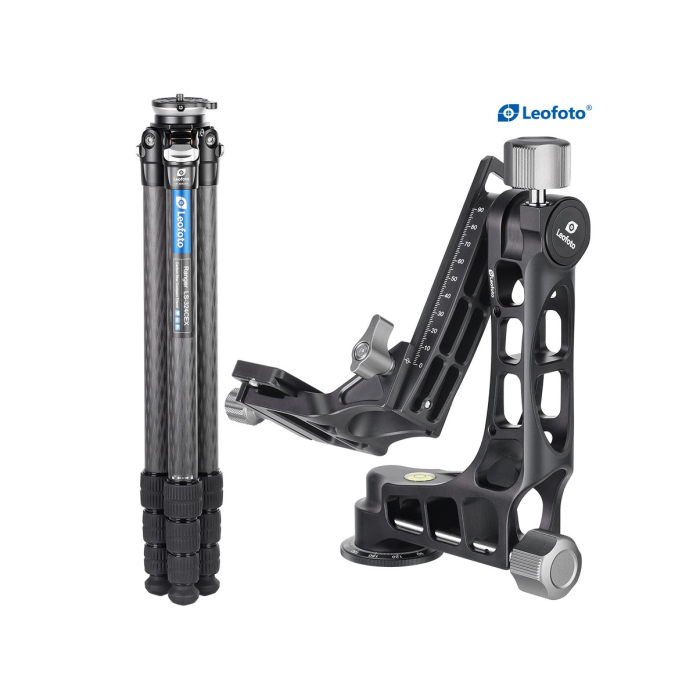 Chân máy quay Leofoto LS-324CEX + Đầu gimbal PG-1 - Chính hãng