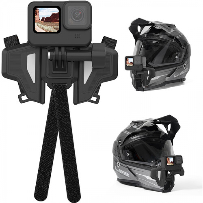Bộ gắn ActionCam lên cằm mũ bảo hiểm Fullface - Chính hãng