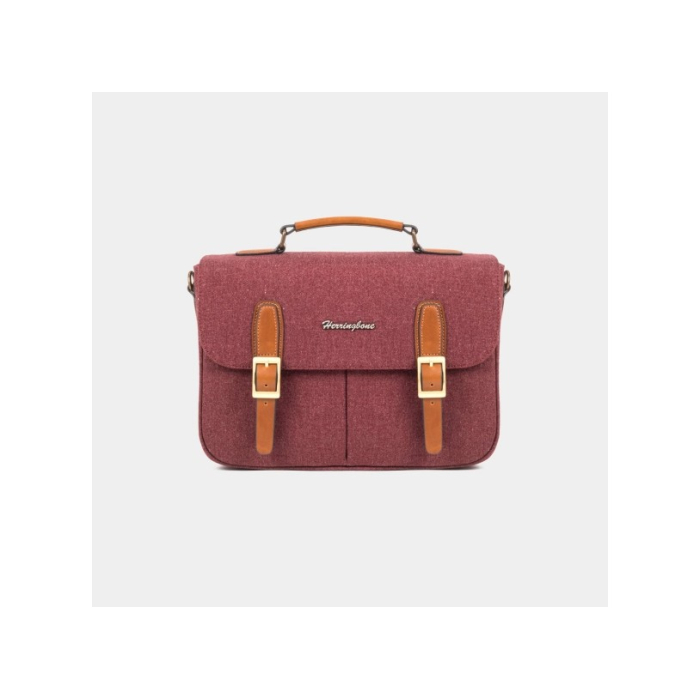 Túi máy ảnh Herringbone Canvas Satchel Medium - Chính hãng