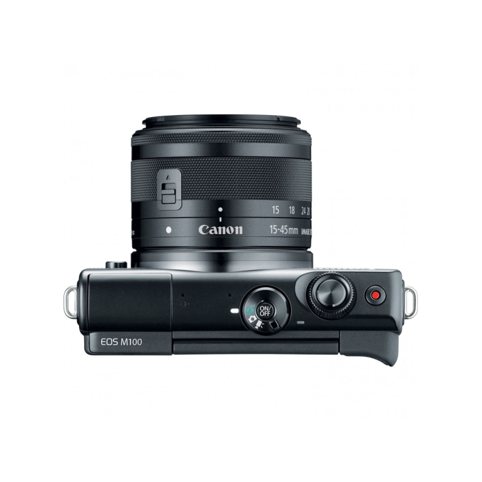 Canon EOS M100 + Kit Lens 15-45mm - Likenew