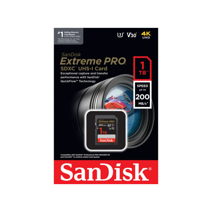 Thẻ nhớ SDXC SanDisk Extreme Pro UHS-I 1TB 200MB/s