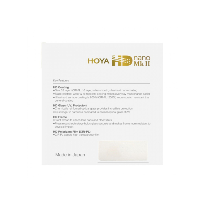 Filter Hoya HD Nano MK II CIR-PL 72mm - Chính hãng