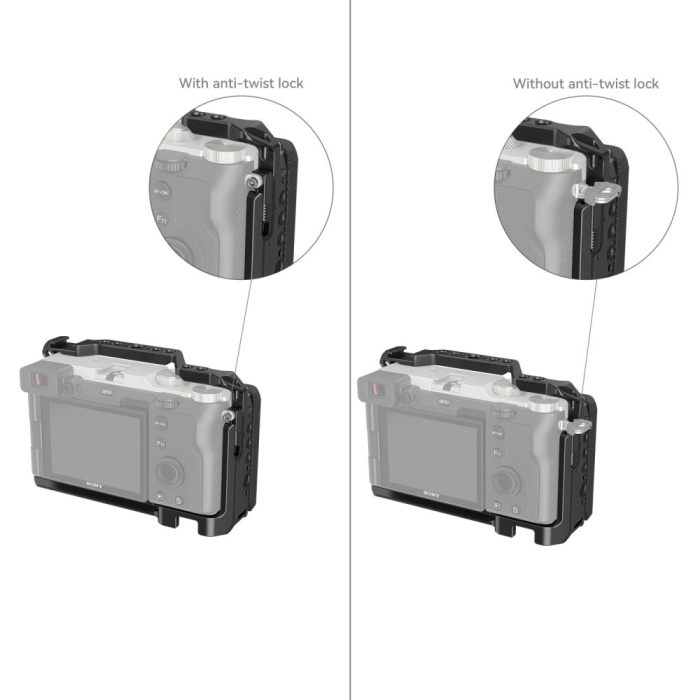 Smallrig Cage with Side Handle for Sony Alpha 7C Camera - Chính hãng