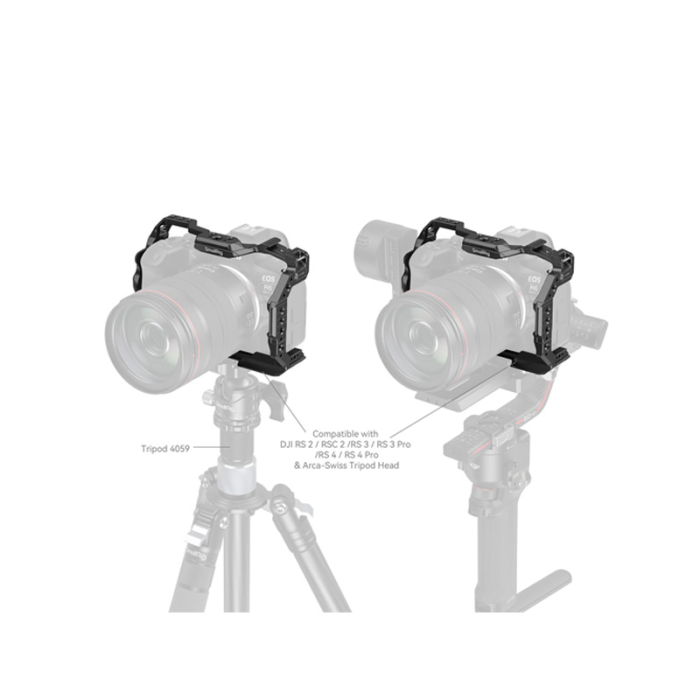 SmallRig HawkLock Quick Release Cage Cho Canon EOS R6 Mark II (4159B) - Chính hãng