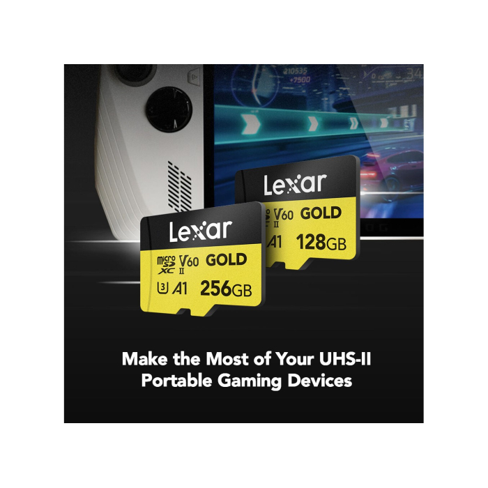 Thẻ nhớ microSDXC Lexar 128GB 280MB/s UHS-II Professional Gold Series