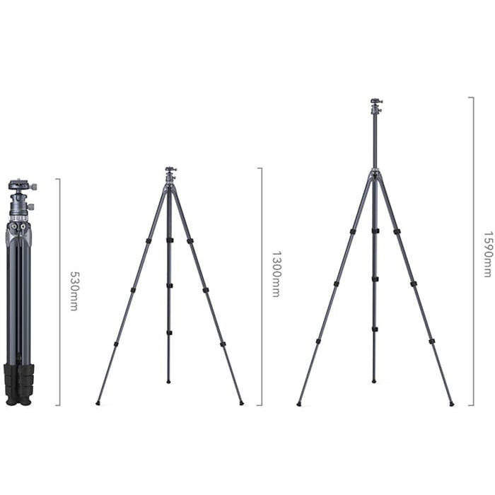Chân SmallRig AP-02 Lightweight Travel - Chính hãng