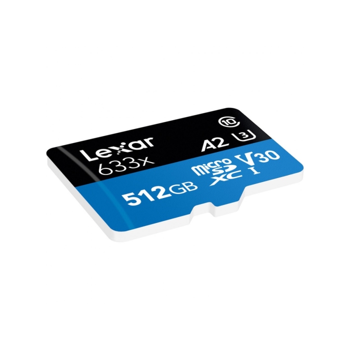 Thẻ nhớ microSDHC Lexar 512GB 100MB/s UHS-I Blue Series