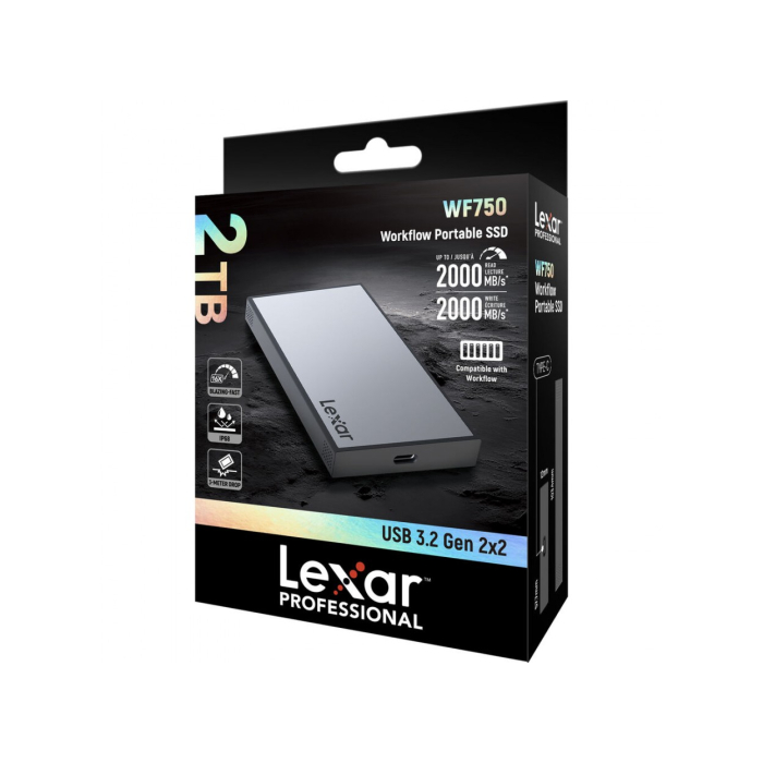 Ổ cứng SSD di động Lexar Professional Workflow Portable SSD (2TB)