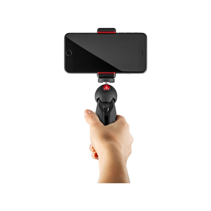 Chân máy Manfrotto PIXI Smart Mini kèm kẹp gắn điện thoại - Chính hãng